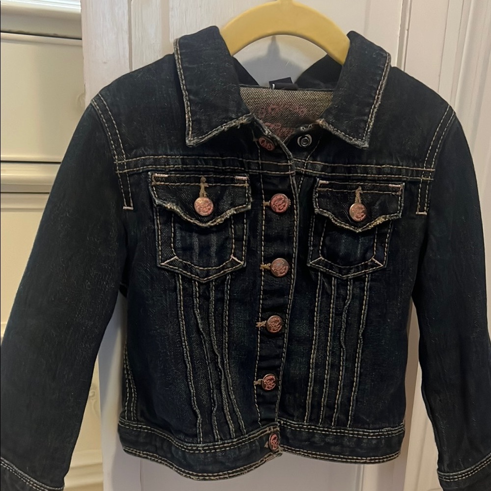 GAP Black Jean Jacket Classic Style